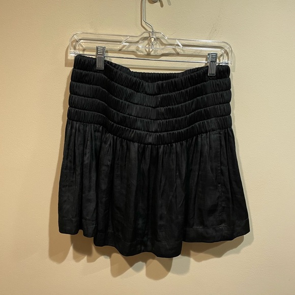 Aritzia Wilfred Super High Waist Black Flowy Skirt - Picture 2 of 10